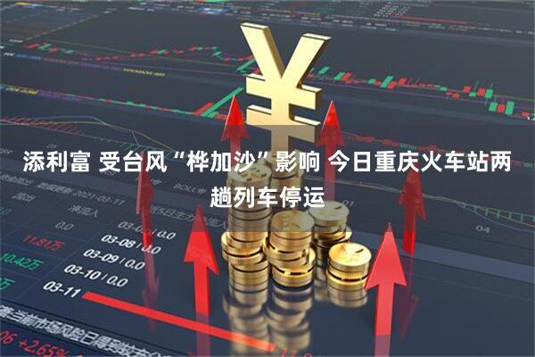 添利富 受台风“桦加沙”影响 今日重庆火车站两趟列车停运